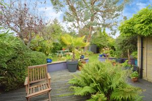 Decking leading to garden- click for photo gallery